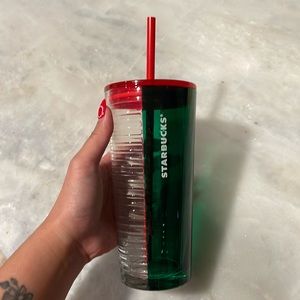 Starbucks Christmas Edition Glass Tumbler
